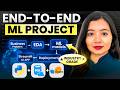 Machine Learning Project from Scratch to Deployment | Industry Standard ML System