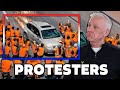 When Cars Don't Stop For Protesters ! REACTION | OFFICE BLOKES REACT!!