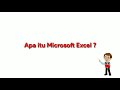 Materi TIK kelas 6 pengenalan Microsoft Excel