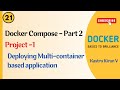 Docker | 21 | Docker Compose Project 1: Managing Multi-Container based App | Kastro Kiran V