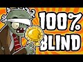 How I 100% COMPLETED Plants Vs Zombies Blindfolded