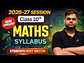 Class 10 Maths Syllabus 2026-27 | Important Chapters \u0026 Marks Distribution
