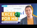 How to build an Interactive HR Dashboard in Excel | HR Analytics in Excel [2025]