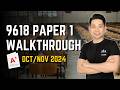 A Level Computer Science 9618 Paper 1 (Oct/Nov 2024) Past Year Walkthrough