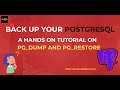 Backup and Restore PostgreSQL Database: pg_dump and pg_restore Explained