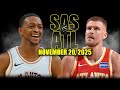 San Antonio Spurs vs Atlanta Hawks Full Game Highlights - November 20, 2025 | NBA Season