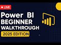Power BI Beginner Walkthrough 2025 (Build Your First Dashboard Step-by-Step)