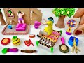 DIY How to make polymer clay miniature Village House, Washroom Set, Kitchen Set, Tree, Charpai
