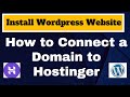 How to Point Domain to Hostinger || Connect a Domain to Hostinger And Install WordPress [2024}