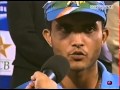 Sourav Ganguly Speaks \u0026 Collects Samsung Cup - Ind vs Pak - ODI's 2004