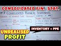 #7 Consolidated Financial Statements - Unrealized Profit Adjustment - CA INTER - By Saheb Academy