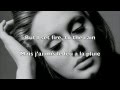 Adele - Fire to the rain + Subtitles (sous-titres en Français)
