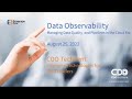 Data Observability CDO TechVent - Eckerson Group Virtual Event