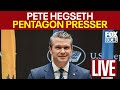Live: Hegseth holds Iran War briefing at Pentagon