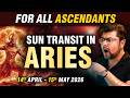 For All Ascendants | Sun transit in Aries | 14 April - 15 May 2026 | Analysis by Punneit