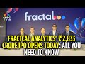 Fractal Analytics' IPO Opens Today | Expect H2FY26 To Be Much Better Than H1FY26, Says Company