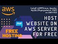Host website on AWS (ec2) server for free | Free Hosting | Install PHP/apache on AWS | Fullstack Dev