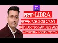 तुला लग्न Libra Ascendant 16th Dec to 14th Jan 2022 Monthly Prediction #praveenkumarastrosience