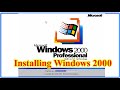 How to install windows 2000 || Installing Windows 2000 in 2021