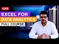 Excel for Data Analytics | Data Analytics using Excel Full Course | Intellipaat