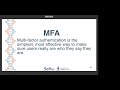 Multi-factor Authentication (2024)