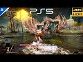 Elden Ring (PS5) - Flying Dragon Agheel - Insane boss battle | 4K 60FPS HDR