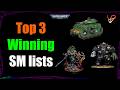 Top 3 Winning Space Marine Lists Analyzed – 40 Tactical Marines Took 1st?! | Warhammer 40K Tactics