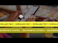 How to create (\u0026 style) the scrolling text effect on Squarespace