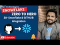 #38  Snowflake + GitHub Integration | DevOps for Data Workflows