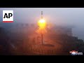 North Korea shows latest ICBM launch; experts say missile too big to use in war