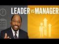 Difference between the manager and the leader