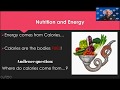 TSC Webinar Series   Nutrition Part 1