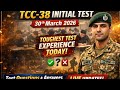 TCC-38 Initial Test 30 March 2026 | Toughest Test Ever 😱 Full Experience \u0026 Questions