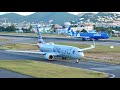 St Maarten Princess Juliana, Arrivals \u0026 Departures SXM Planespotting in 4K Maho Beach Locations