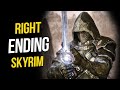 What happens if you don't KILL Parturnax in Skyrim? The Ending is Correct