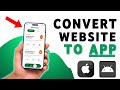 Convert Website to App Without Coding! (Android \u0026 iOS) 📱
