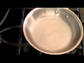 How To Cook On \u0026 Season A Stainless Steel Pan To Create A Non Stick Surface