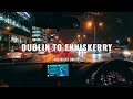 POV Dublin Driving Tour: Sandyford to Enniskerry | Night Traffic \u0026 City Lights