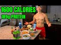 Full Day of Eating 1600 Calories l High Protein Meals for Fat Loss Diet