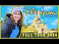 Disneyland Paris COMPLETE Tour 2026 | Every Land, ATTRACTION, Restaurant FULL Walkthrough!