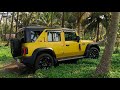 Mahindra Thar ROXX star edition first outdoor video