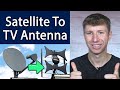 How To Convert a Satellite Dish to a TV Antenna for Free Channels