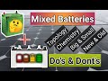 [Eng] How to Mix Different types of Battery Parallel | Mix Size, Chemistry, Topology, Age, AH Rating