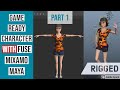 Rigged Game Ready Character (Fuse Mixamo \u0026 Maya) Part-1 - CGFamily