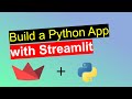 Build a Python Web App with Streamlit