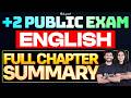 Plus Two English | Full Chapter Summary | Eduport