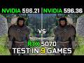 Nvidia Drivers (596.21 vs 596.36) | RTX 5070 | Test in 9 Games | 2026