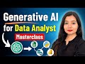 Generative AI for Data Analyst 2025 Full CRASH COURSE in 2 hours | Master Prompt Engineering