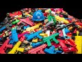 Unboxing 200+ Toy Guns! Mega Arsenal of Pistols, Rifles \u0026 Blasters – Gold AK47, MP5 \u0026 More