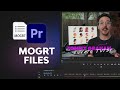 Adding MOGRT Files to Essential Graphics in Premiere Pro | Premiere Pro Tutorial